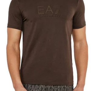 Emporio Armani EA7 Visibility Tee Bruin