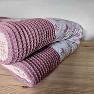 Boxkleed Roze Flamingo 75x97cm