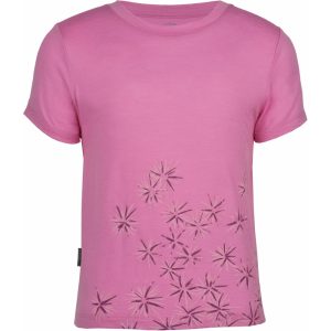 Icebreaker roze Tech T Lite Scatter Peony T-shirt